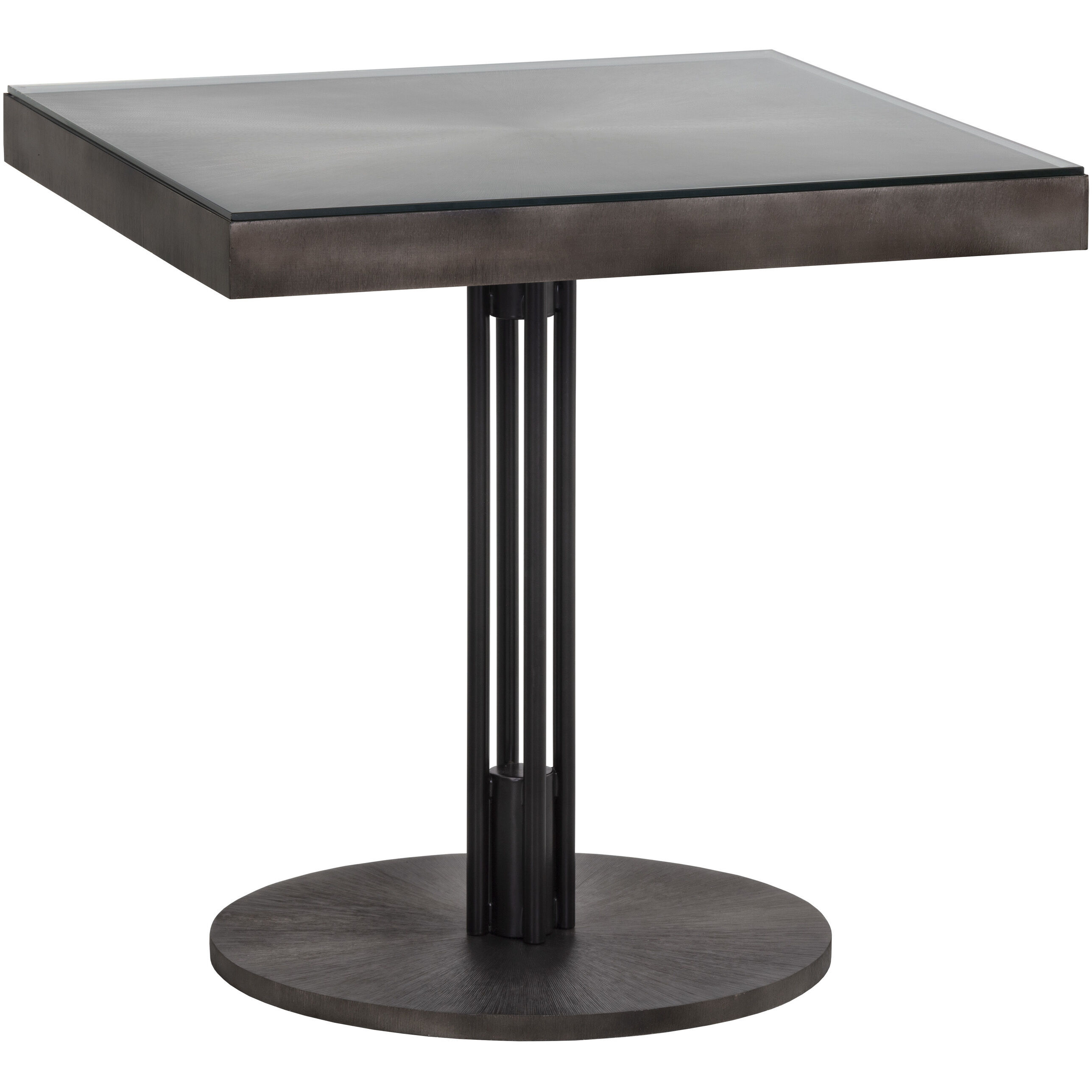 Terry Gunmetal / Black / Gunmetal Bistro Table